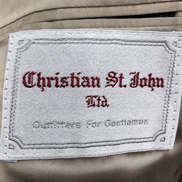 Christian Dior Blazer Men 43 Gray Multi‎ Windowpane Plaid Classic Career Wool - Picture 11 of 14